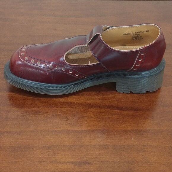 Vintage 90's Dr. Martens T Strap Mary Janes ~ Size 5 UK / 7 US ~ 8306, AW 004 - Picture 11 of 15